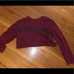 Cropped vintage crew neck